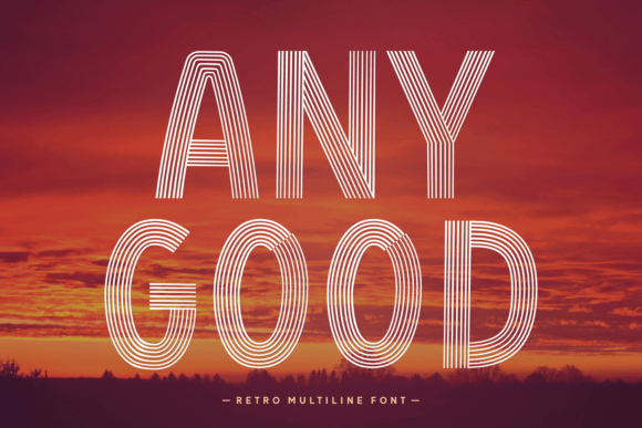 Any Good: A Retro Display Font That Feels Like Home