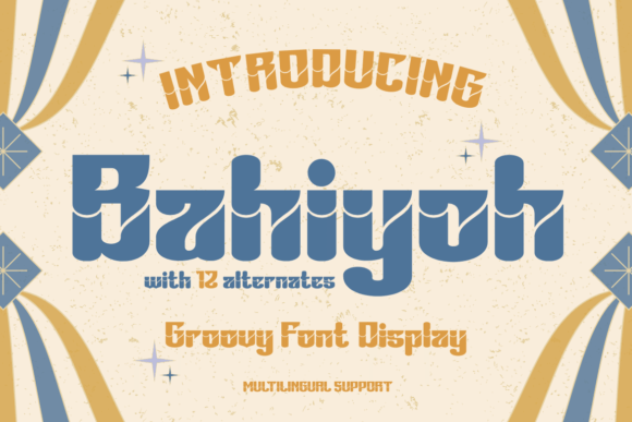 Bahiyoh: A Thoughtful Display Font for Editorial Design
