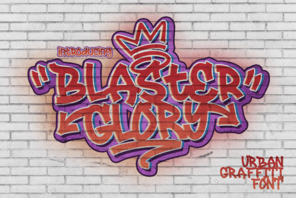 Blaster Glory Display Font for Handmade Creators