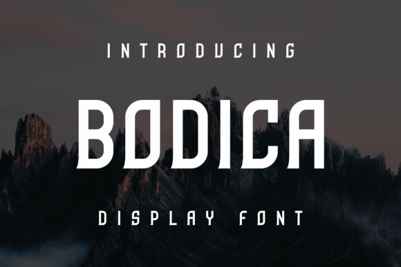 Bodica Display Font for Handmade Creators