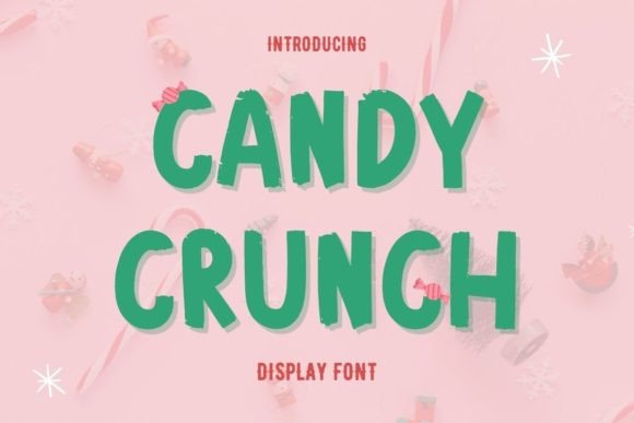 Candy Crunch: A Playful Display Font for Editorial Impact