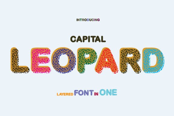 Capital Leopard: A Display Font That Breathes Life Into Editorial Moments