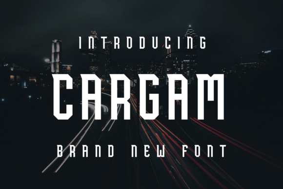 Cargam: A Distinctive Display Font for Editorial Impact