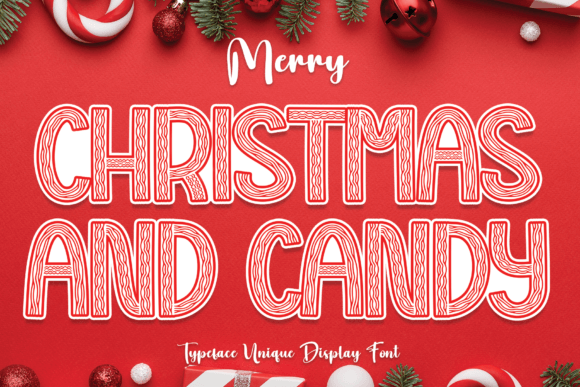 Christmas and Candy: A Display Font That Makes Your Brand Feel Joyful & Polished