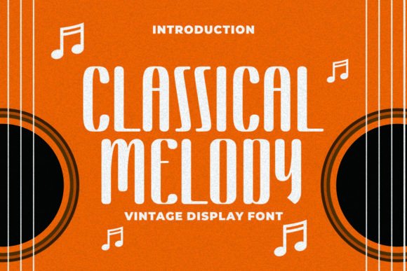 Classical Melody: A Vintage Display Font That Elevates Handmade Goods