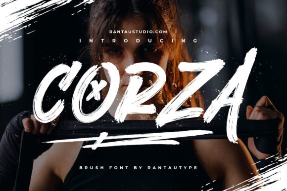 Corza: A Hand-Brush Display Font for Editorial Clarity and Character