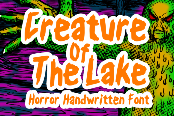 Creature of the Lake: A Horror Display Font for Digital Branding