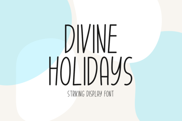 Divine Holidays: A Display Font That Elevates Marketing Visuals