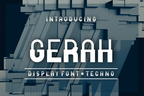 Gerah Display Font for Small Business Branding