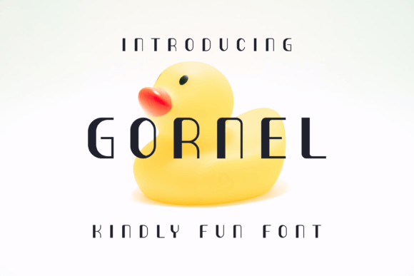 Gornel: A Display Font That Cuts Through the Feed