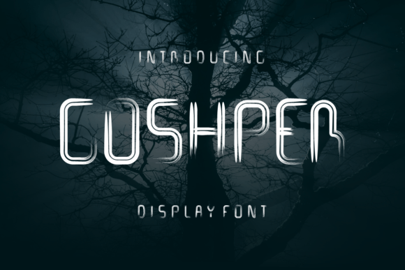 Goshper: A Display Font That Commands Attention