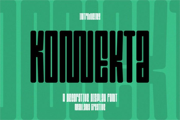 Konnekta: A Fresh, Polished Display Font for Small Business Branding