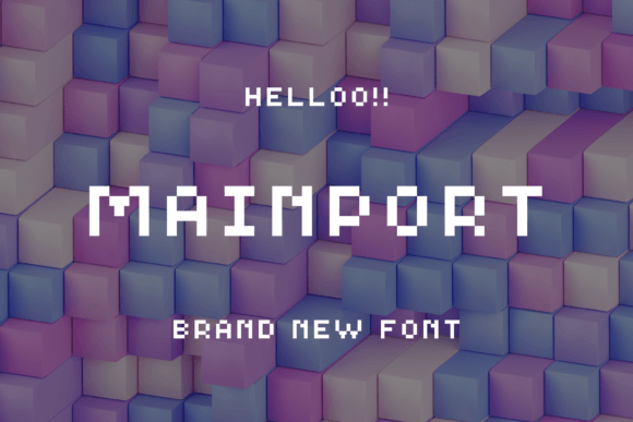 Mainport: A Standout Display Font for Digital Branding