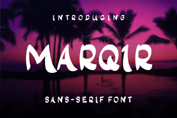 Marqir: A Distinctive Display Font for Digital Branding