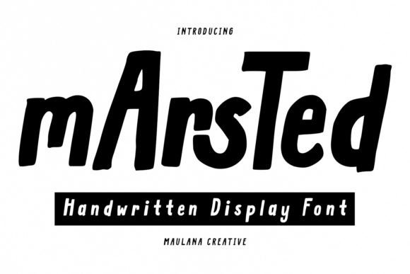 Marsted: A Handwritten Display Font for Digital Branding