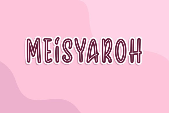 Meisyaroh: A Modern Display Font That Elevates Digital Branding