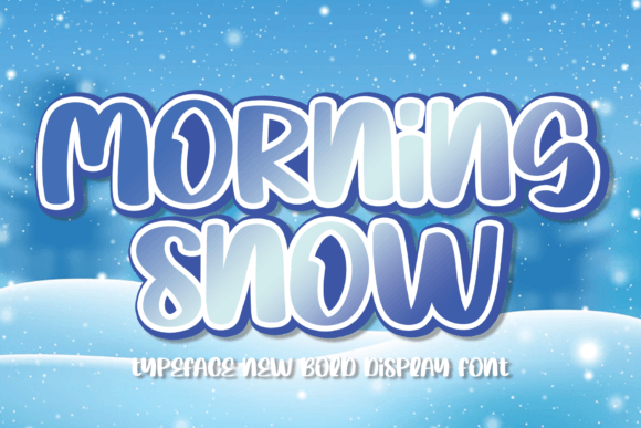 Morning Snow: A Quiet, Confident Display Font