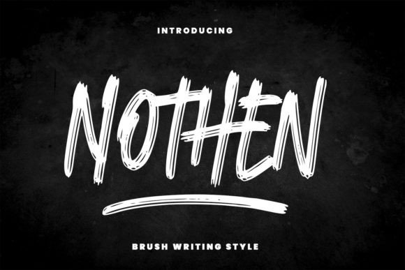 Nothen: A Modern Handwritten Brush Font for Bold Brand Moments