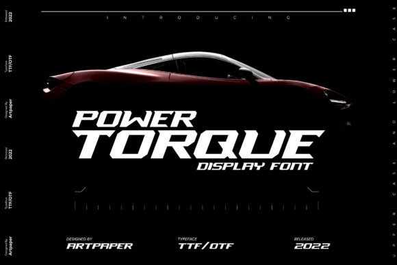 Power Torque: A Bold Display Font for Editorial Energy