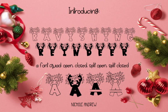 Ravishing Reindeer: A Display Font That Delivers Campaign Personality