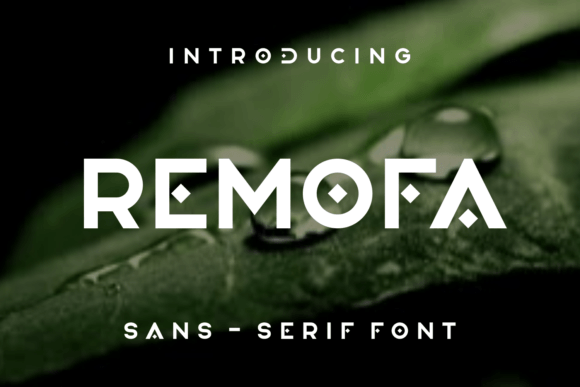 Remofa: A Distinctive Display Font for Editorial Impact