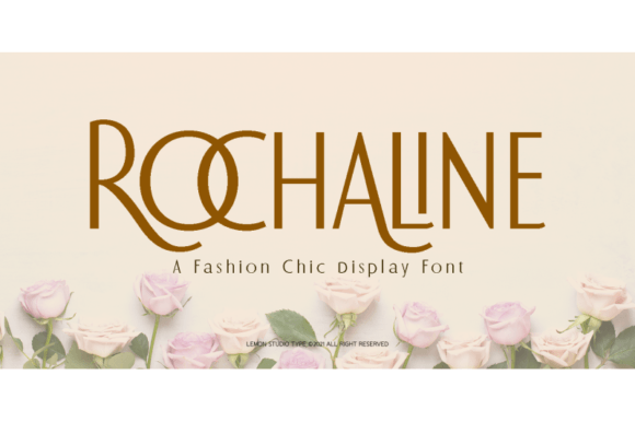 Rochaline: A Fashion-Chic Display Font for Digital Branding
