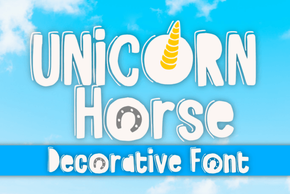 Unicorn Horse Font: A Playful Display Typeface for Handmade Brands