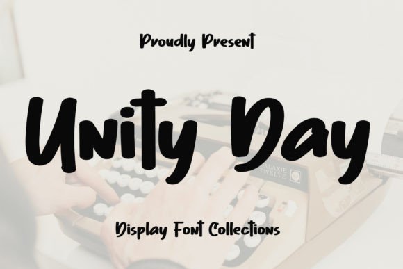 Unity Day: A Handwritten Display Font for Digital Branding