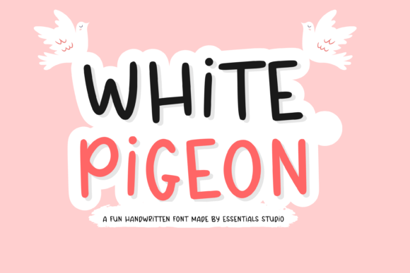 White Pigeon: A Handwritten Display Font That Sells