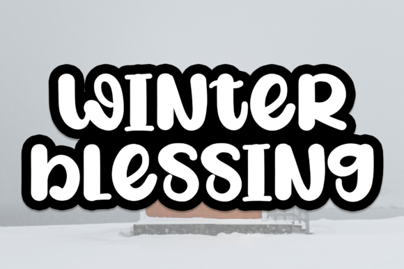 Winter Blessing: A Friendly Handwritten Display Font for Editorial Warmth